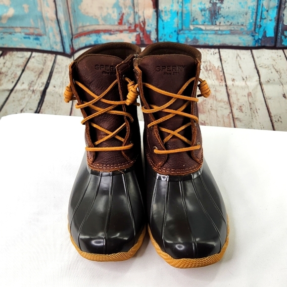 Sperry Leather & Rubber Duck Boot SALTWATER CORE STS91176 - Picture 2 of 8